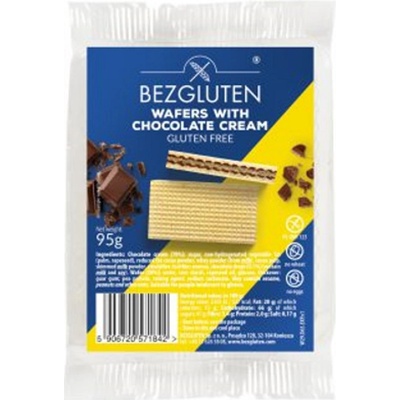 Bezgluten Oblátky s príchuťou čokoládovou bez lepku 90 g