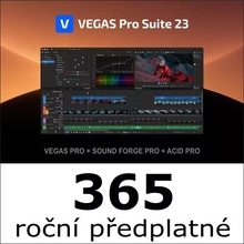 VEGAS Pro SUITE 365 (roční předplatné)