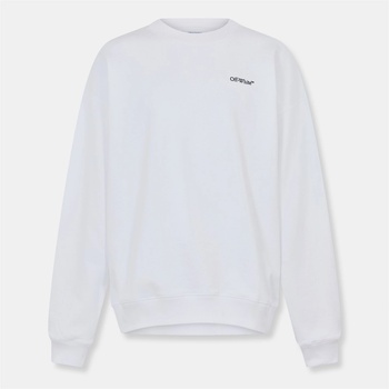 Off White Блуза Off White Men's Skate Crew Sweatshirt - White-Black