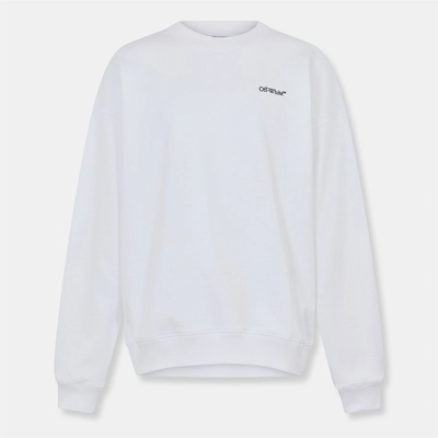 Off White Блуза Off White Men's Skate Crew Sweatshirt - White-Black