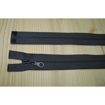 Zips kostenný šedá tmavá 5mm deliteľný 45cm
