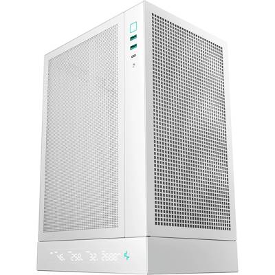 Компютърен корпус DeepCool - CH170 PLUS WH (Micro-ATX/Mini-ITX, 2xUSB3.0, Type-C, бял) (CH170 PLUS WH)