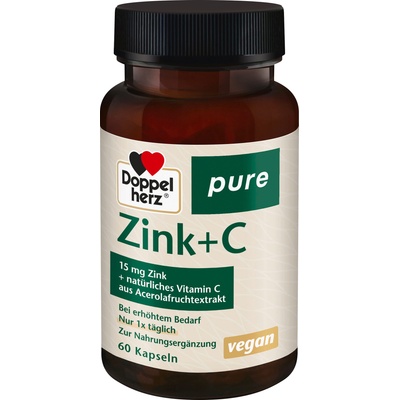 Doppelherz pure Zink + C - 60 капсули