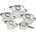 ZWILLING Pure Комплект тенджери с касерола и 4 капака, кремав, 9 ел (1028806)