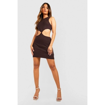 Boohoo pletené mini šaty na bežné nosenie