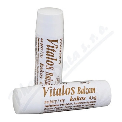 Balzám na pery vitamínový Kokos 4,5 g