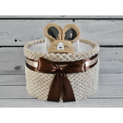 dortNEdort Dvoupatrový plenkový dort s hryzátkem od Ababu – Zboží Dáma