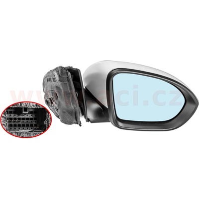 zpětné zrcátko el. ovládané, vyhřívané pro lak (5 pin) P 3854808