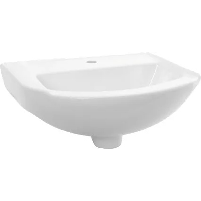 Inter Ceramic УМИВАЛНИК icc1947 47, 5СМ С ЦЕНТР. ОТВОР БЯЛ (icc1947)