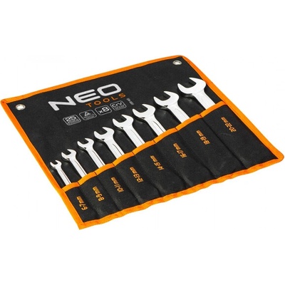 NEO Tools sada otevřených klíčů 6-22mm 8ks 09-851