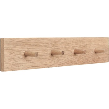 Hübsch Стенна закачалка от масивен дъб в естествен цвят Folk - Hübsch (888040F)