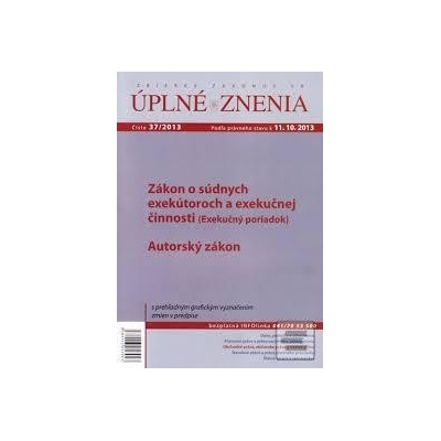 Úplné znenia 37/2013