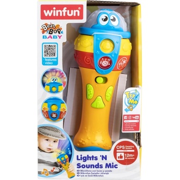 WinFun Детски микрофон WinFun - Със звук и светлини (Win001803)