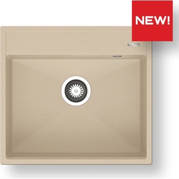 Image 1 of Pyramis Гранитна мивка за кухня Итака 61 х 51, с голямо корито в 5 цвята (070250311)