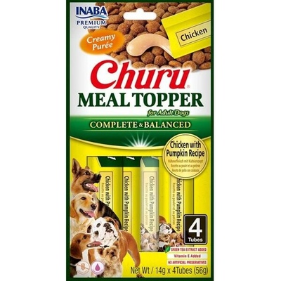 Inaba Churu Dog meal topper kuracie a dýně 4x 14 g