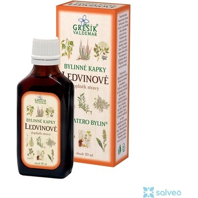 Grešík bylinky na ledviny kapky Ledvinové 35% líh 50 ml
