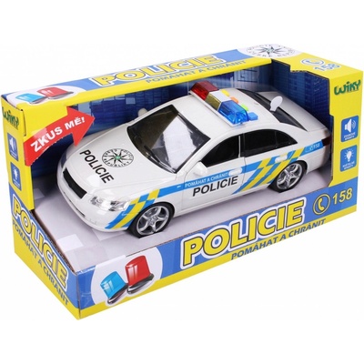Wiky Auto policie plast 24cm na baterie se zvukem se světlem