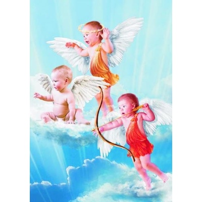 Gold Three Little Angels 1000 dielov