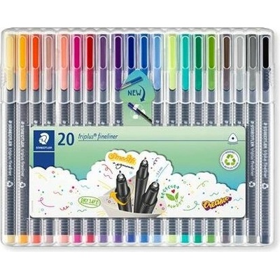 Staedtler Triplus 334 20 rôznych farieb 20ks
