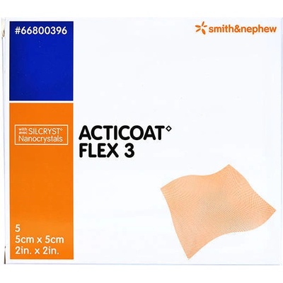 SMITH and NEPHEW Acticoat Flex 3 5 cm x 5 cm