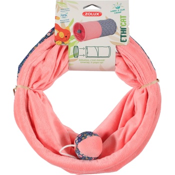 ZOLUX Ethicat Floral catnip šuštiaci tunel pre mačku 23,5x50x23,5cm
