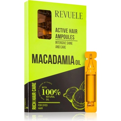 Revuele Macadamia Oil Active Hair Ampoules ампули за боядисана коса 8x5ml