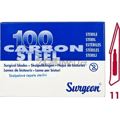 Surgeon čepelky vel. 11 balení 100 ks