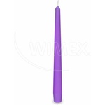 Wimex WIMEX s. r. o. Конична свещ лилава Ø23 x 245 мм [10 бр. ]