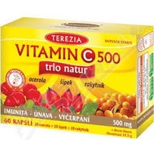 Terezia Vitamin C 500 mg Trio Natur 60 kapslí