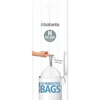 Brabantia PerfectFit pytle 50-60 L H 10ks sáčků v roli 30µm