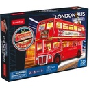 CubicFun 3D puzzle svítící Londýnsky autobus 161 ks