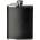 Basic Nature Манерка Basic nature Flachmann Eckig Leder Flask - Black - размер 180 ml (533-1011-0111)
