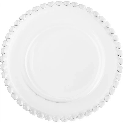 Dezertní talířek, skleněný talíř na dort, dort Altom Design, láska 19,5 cm