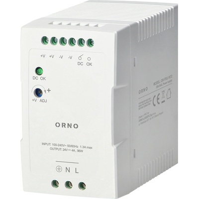 Zdroj 24V na DIN lištu, plastové puzdro O-OR-PSU-1672
