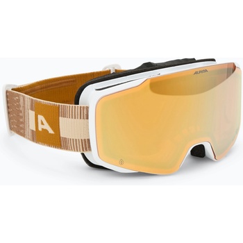Alpina Предпазни ски очила Alpina Taos Q-Lite white/ earth matt/ gold