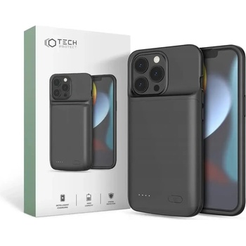 Tech-Protect Кейс с вградена батерия Tech-Protect PowerCase за iPhone 13 / 13 Pro, 4800mAh, черен (9589046917820)