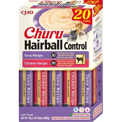 Churu Inaba Hairball tuňák&kuře multipack 20 x 14 g