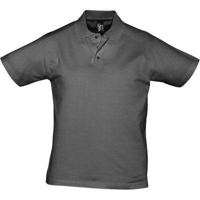 Sol's Prescott Men pánske polo tričko sivé dark