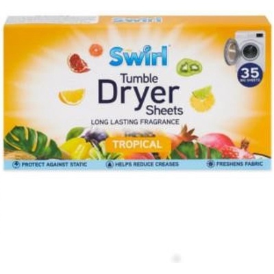 151 Products UK Swirl Тропически ароматизирани листове за сушене 35 бр