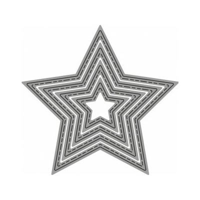 Wiler Vyřezávací šablona Hvězda 4 ks – Zboží Dáma