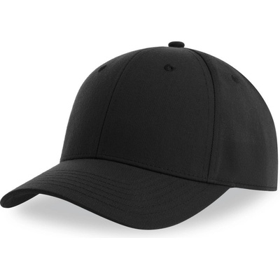 Atlantis Headwear Joshua 6 panelová baseballová COT33010900299 black Černá