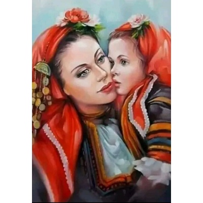 Майка и дъщеря 40/50 см