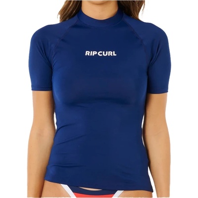 Rip Curl Дамска плажна тениска от ликра Rip Curl Women's Classic Surf S/S UPF Rashguard Lycra - Dark Navy (150-5528-0513)
