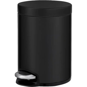 EKO-Europe EKO Кош за отпадъци с педал SERENE - черен - 5 л (EKO 921505 - Black)