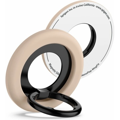 Spigen Nano Pop silikonový držák na telefon s MagSafe a prstenem - Black Sesame – Zboží Mobilmania