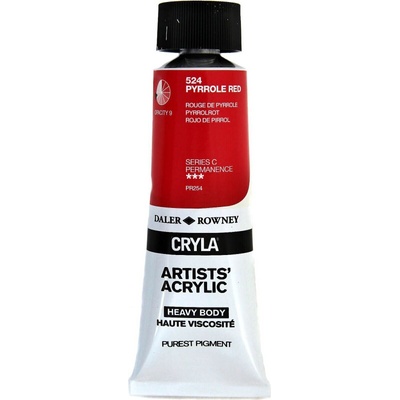 Daler-Rowney Cryla Artists’ АКРИЛНА боя Pyrrole Red 75 ml 1 бр (125075524)