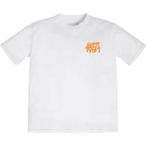 GUESS Тениска в бяло с многоцветен гръб за момче Guess