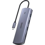 Unitek D1113A USB-C Hub 9-в-1, HDMI, VGA, SD, RJ45, PD 100W (D1113A)
