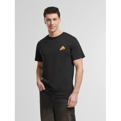 Mister Tee Тениска Pizza EMB Tee black XXLUB-MT3830-00007 - Тъмносив, размер 4XL