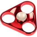 Fidget spinner kovový červený